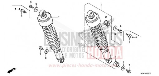 REAR CUSHION (CB1100CA/CAD/TA/TAD) CB1100CAH de 2017